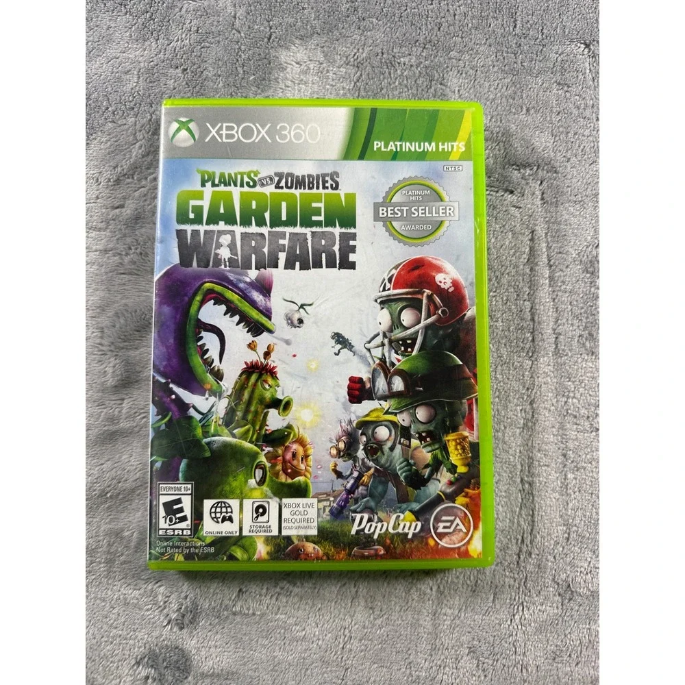 Plants vs Zombies Garden Warfare Xbox 360 Platinum Hits EA PopCap Game
